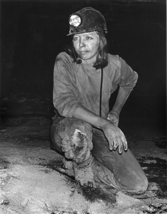 Maxine Mitchell, UMWA Miner, Island Creek #2, Vansant, Virginia, 1976.